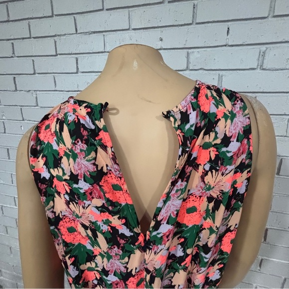 J. Crew Mercantile Women’s Floral Whimsical Sleeveless Flounce Dress - Picture 6 of 6